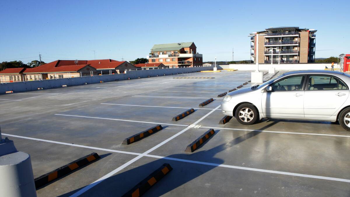 The roof of the commuter car park behind Club On East will be turned into a skate park for six hours. Picture: John Veage
