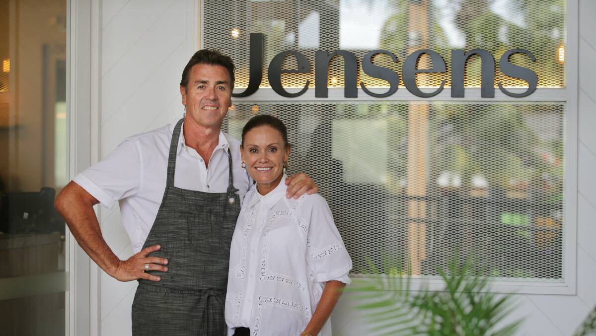 Carl and Brooke Jensen, owners of Jensens at Kareela, which won the Fine Dining Restaurant award. Picture by John Veage