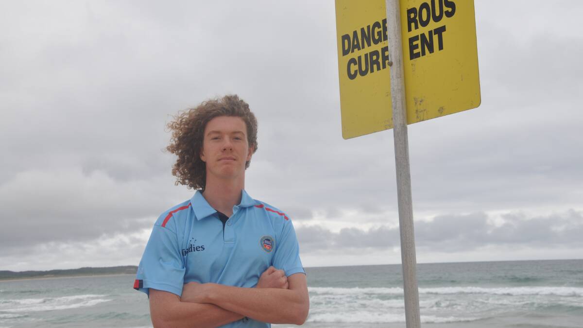 Lachie Crawford in the area between Elouera and Wanda beaches, where the rescue took place. 