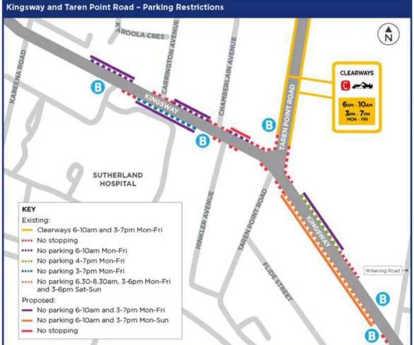 The proposed parking changes have been confirmed and will take effect from July 22-23. Picture: supplied