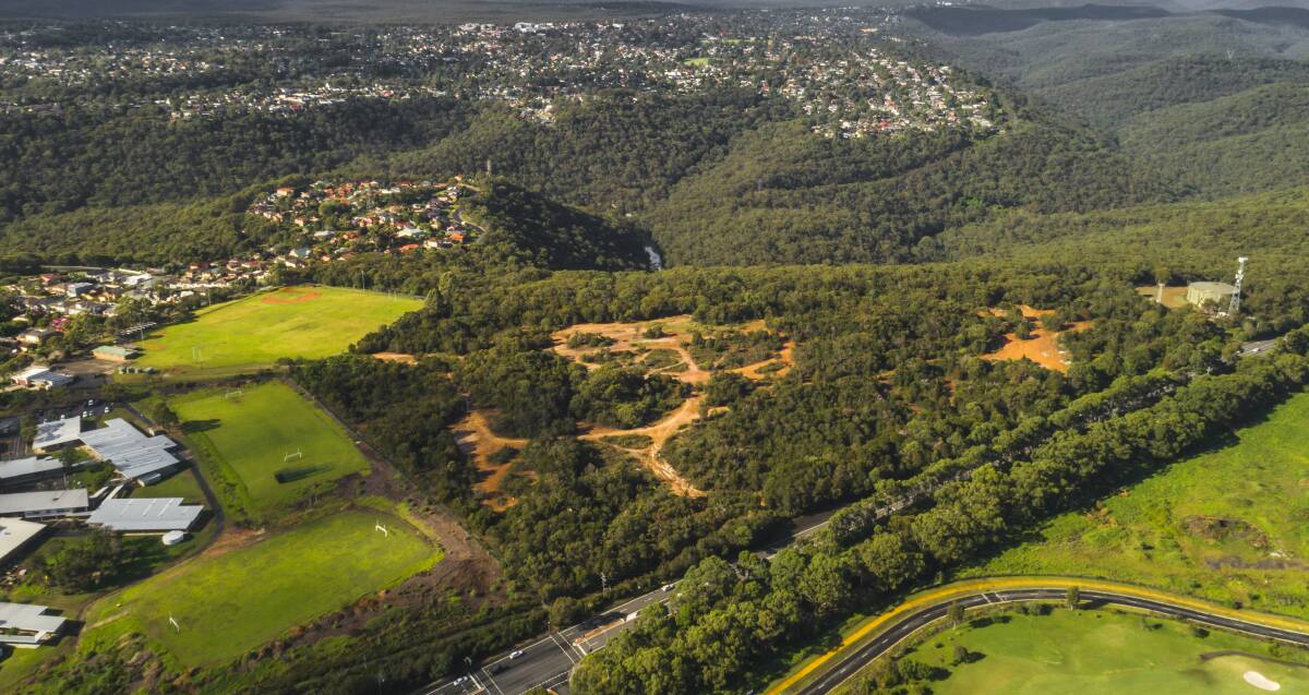 The new estate fronts New Illawarra Road and is opposite Barden Ridge Sports Complex and close to Lucas Heights Community School. Picture: supplied