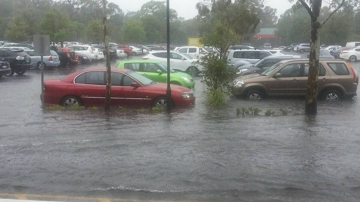 Flooding event in Sutherland Shire. Picture supplied to the council