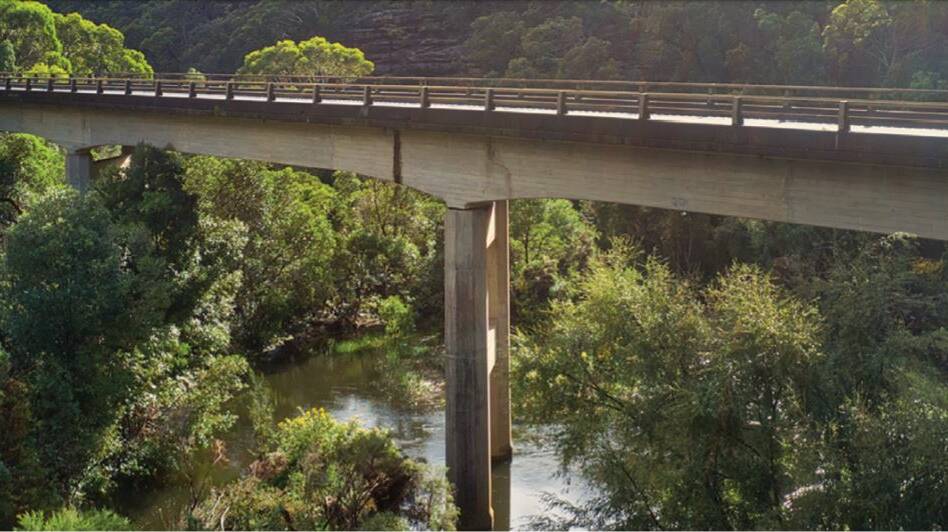 The Heathcote Road bridge over Woronora River. Picture: supplied