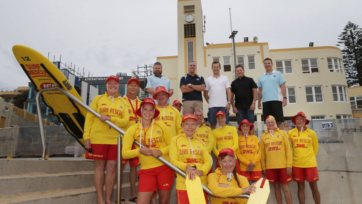 Funding announcement for Cronulla Surf Life Saving Club. Picture: John Veage
