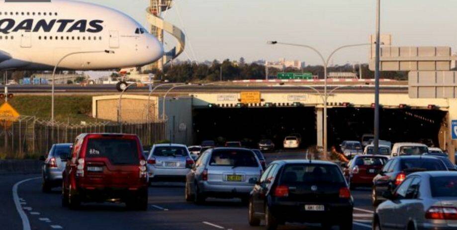 Road congestion to the airport's terminals can be greatest at weekends. Photo: Dallas Kilponen