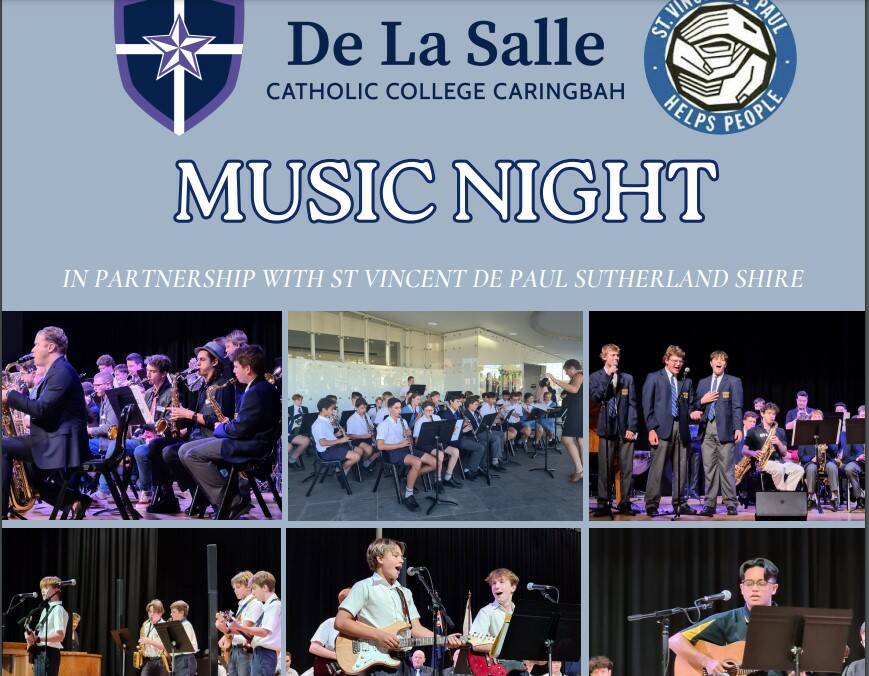 A fund-raising Music Night will be held at De La Salle Catholic College Caringbah on June 22.