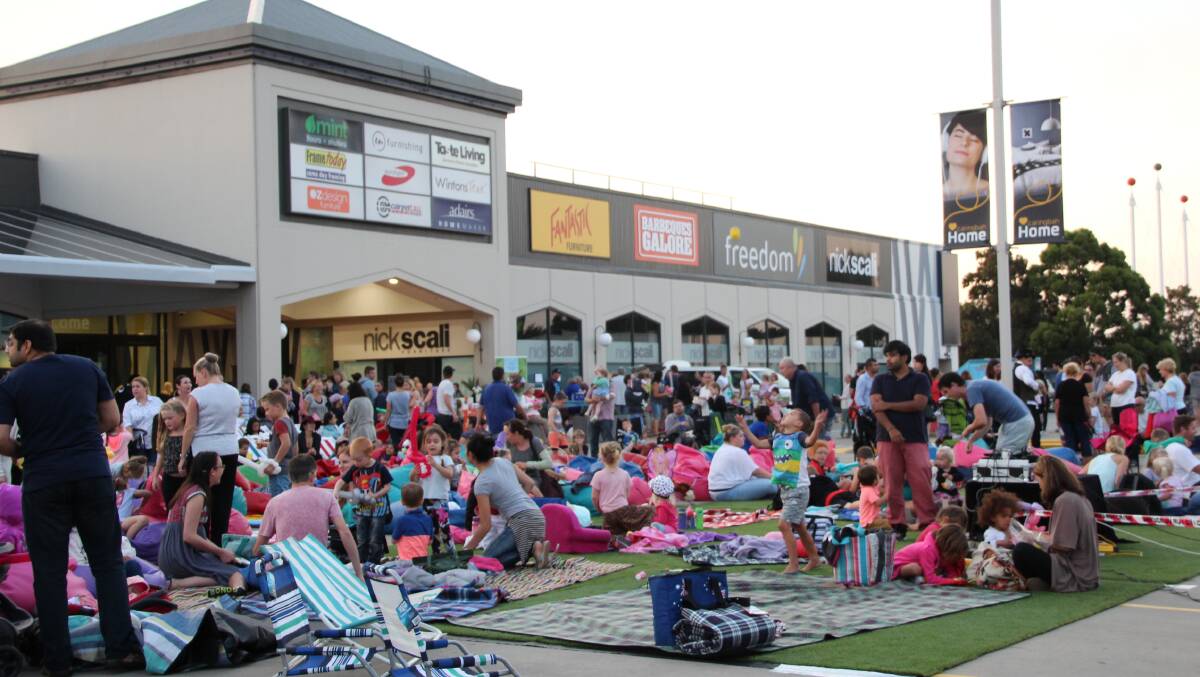 About 1000 people attended last year's outdoor movie at Caringbah Home. Picture: supplied