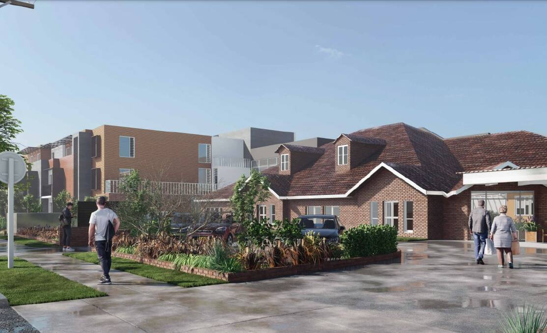 Artist's impression of the proposed Sutherland Aged Care Hospital, incorporating Lark Ellen. Picture MA
