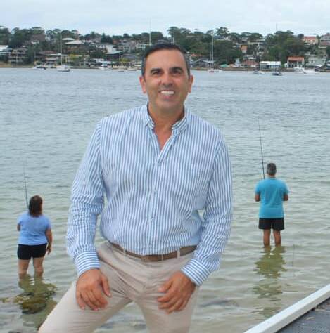 Former mayor Carmelo Pesce - "the most recognisable face in the shire"- promotes a new boat ramp this year.