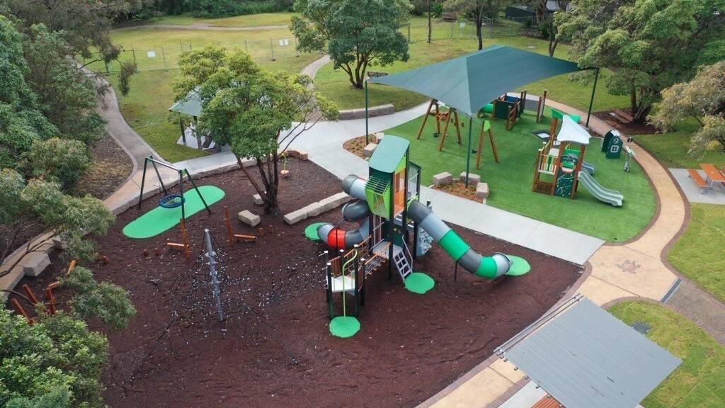 Old School Park, in Gymea Bay Road has become a more vibrant and inclusive play facility, with a broader range of play equipment to suit more age groups and improvements to the surrounds. Picture: supplied