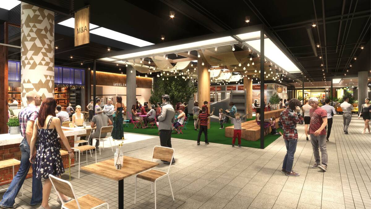Options: The shopping precinct at South Village, Kirrawee, will open on Wednesday next week. Picture: supplied