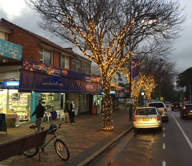 Bright idea: Cronulla mall will be draped with fairy lights similar to those installed at Kirrawee.