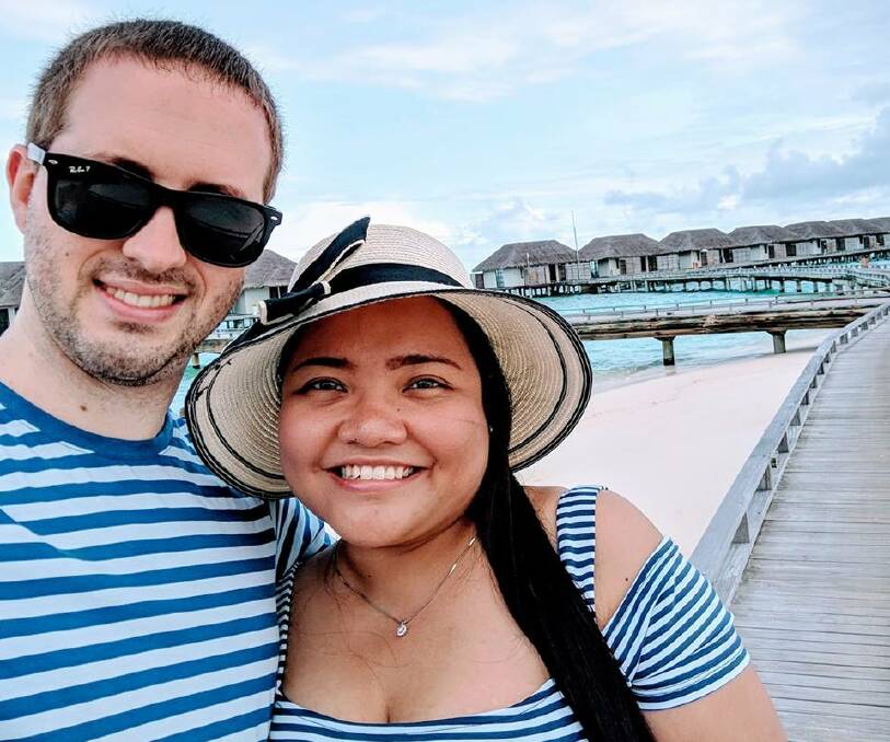 Matthew Valentine will marry Francesca Versoza in one of 40 wedding ceremonies conducted by the NSW Registry of Births Deaths and Marriages. Picture: Facebook