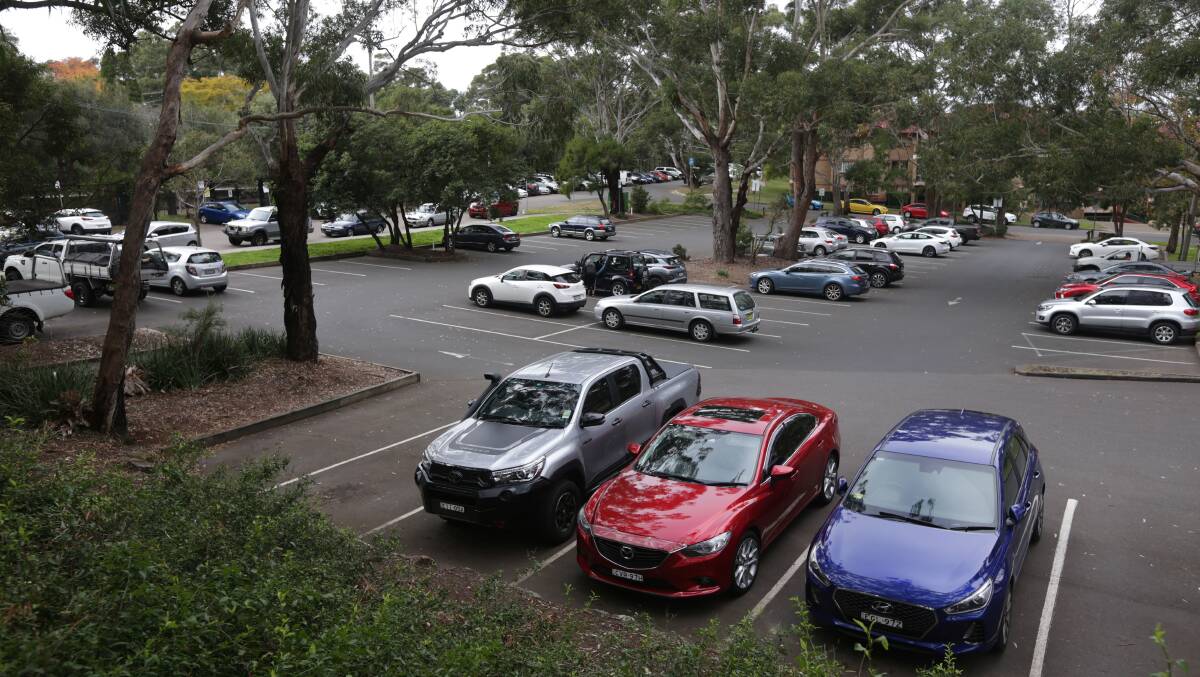 Cr Barry Collier nominated Gymea Village car park as one that could be discussed with the rail authority. Picture: John Veage
