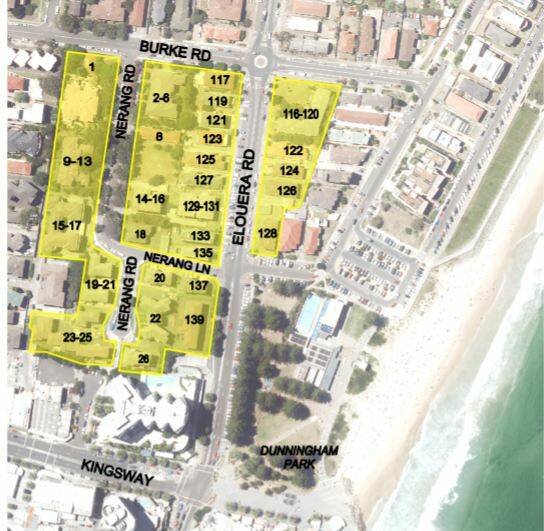 The trial area at North Cronulla. Picture: Sutherland Shire Council