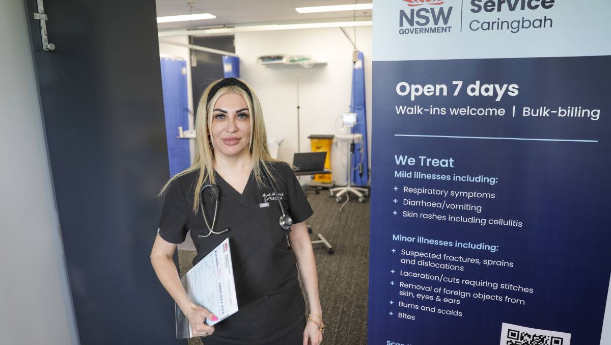 Dr Aseel Marioud at Caringbah Urgent Care Service. Picture by John Veage
