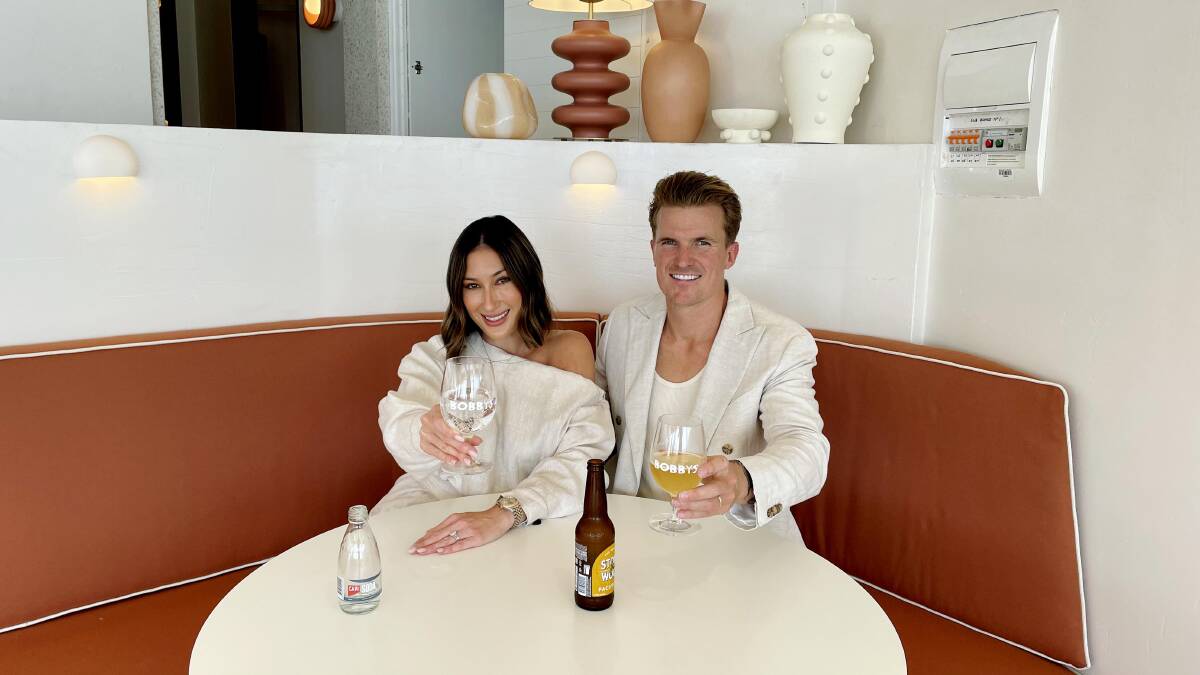 Kylie and Adam Micola in Bobbys, which has been given a full refit.Picture by Chris Lane