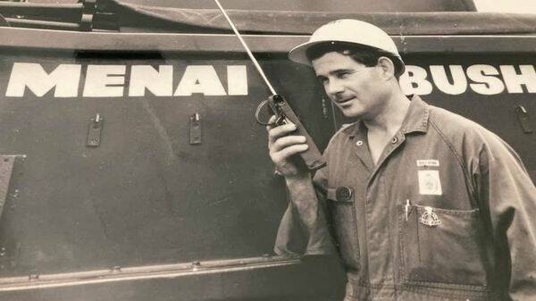 Don Carter as a young volunteer bushfire fighter. Picture: supplied
