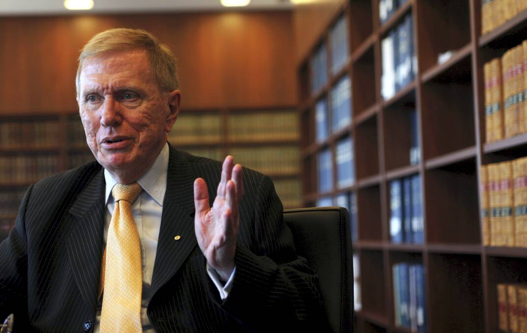 Ethiics debate: Former Justice of the High Court Michael Kirby. Picture: Peter Braig