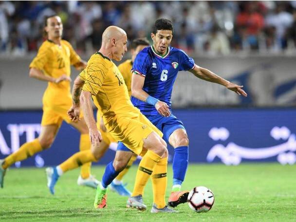 Aaron Mooy produced a fine display for the Socceroos in the World Cup qualifier against Kuwait.