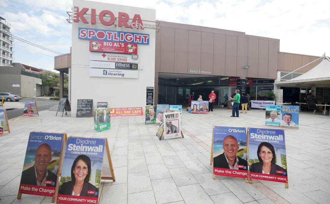 Pre-polling in the Sutherland Shire. Picture: Chris Lane