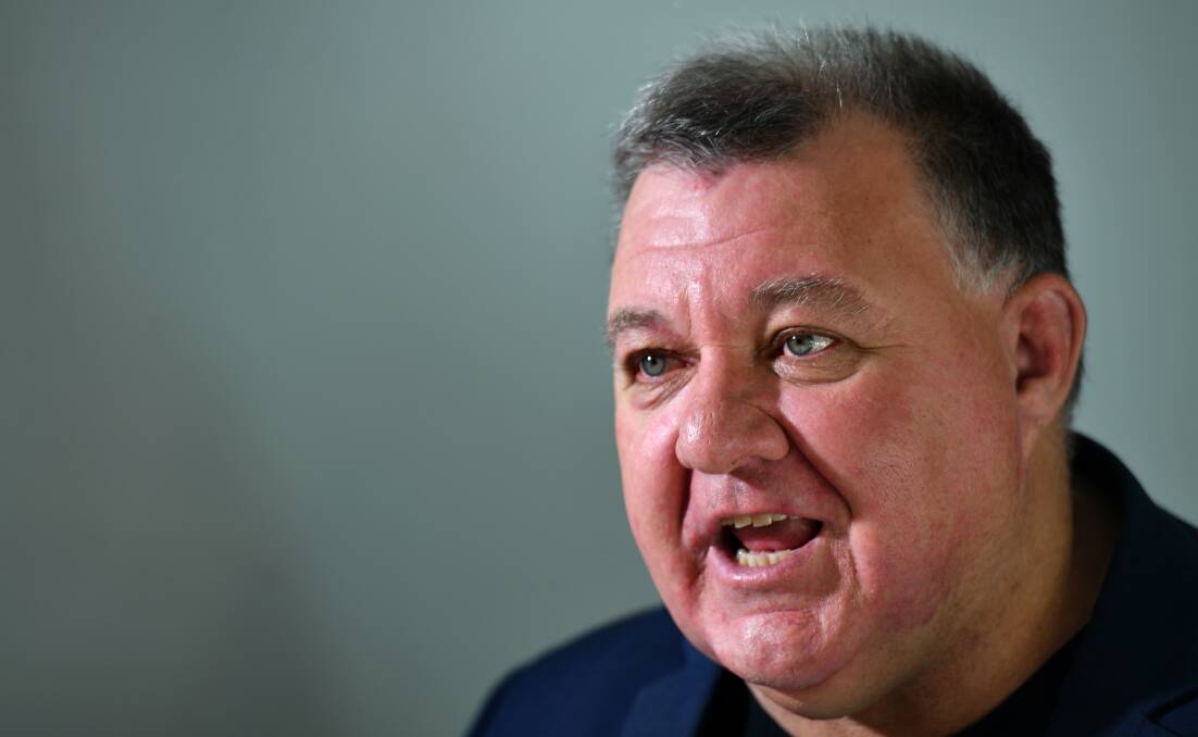 Hughes MP Craig Kelly lost his cool on Sunday night at an Engadine gymnastics club after a messy day fighting to save his career. Picture: AAP