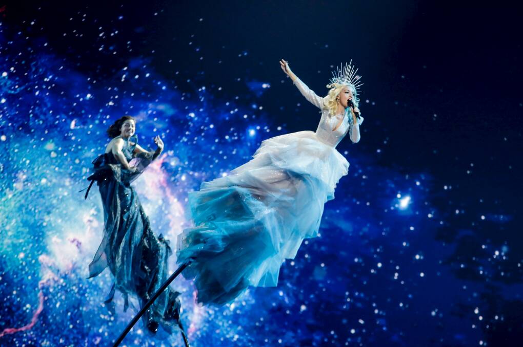 Kate Miller-Heidke has firmed in the betting to win the Eurovision Song Contest after her spectacular performance in Tuesday's semi-final sent her through to the grand final this weekend.