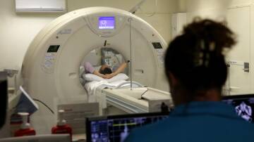VItal: An MRI machine at St George Hospital, which received a licence this year. Picture: John Veage