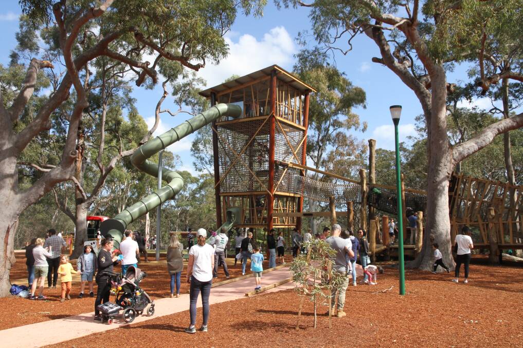 So much fun: Oatley Park's new adventure playground has been a huge success with the community since it opened.