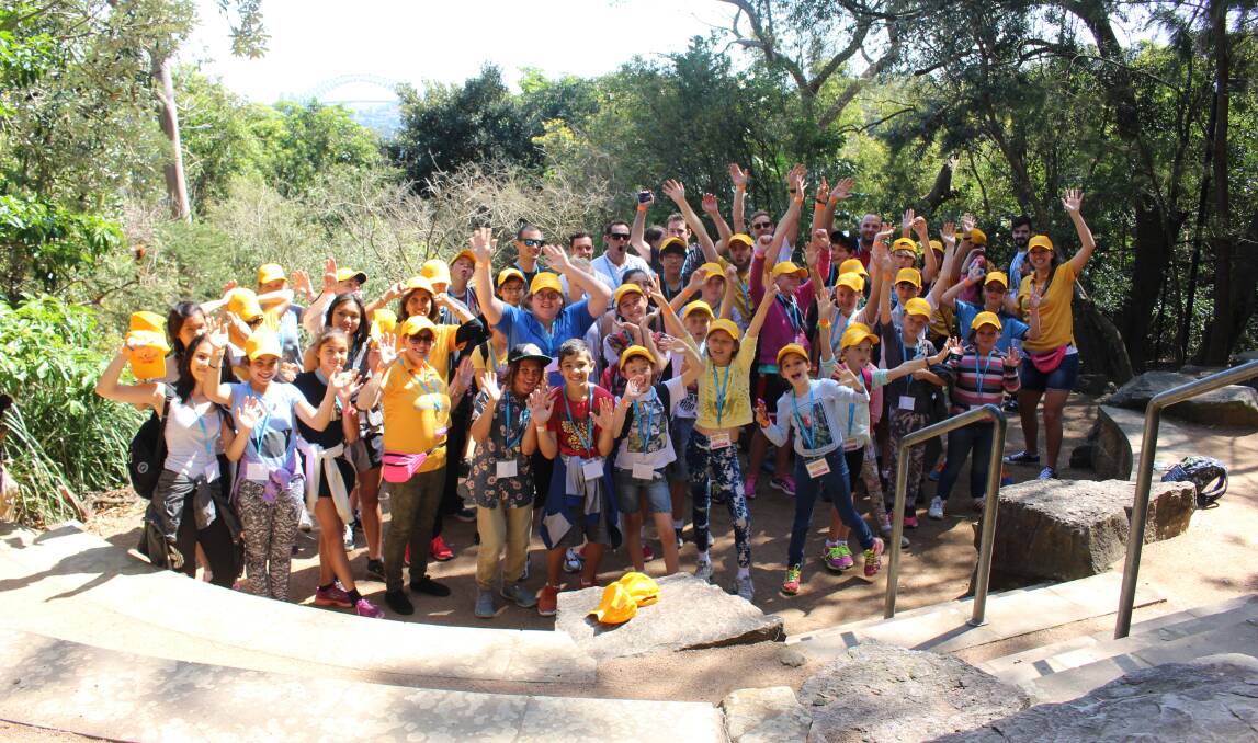 Children enjoying themselves at an Australian Kookaburra Kids Foundation camp. Picture: 
