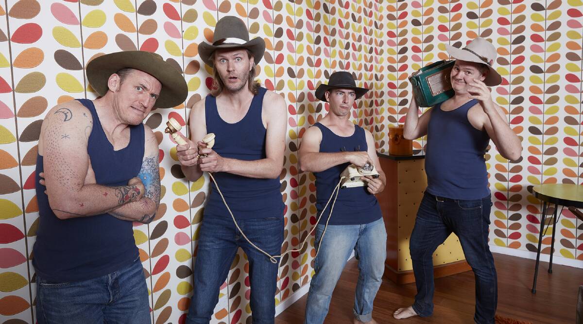 Most personal offering to date: Hillbilly pop-rock band The Pigs have released a new album - Hillbilly Synthesiser. Picture: Supplied