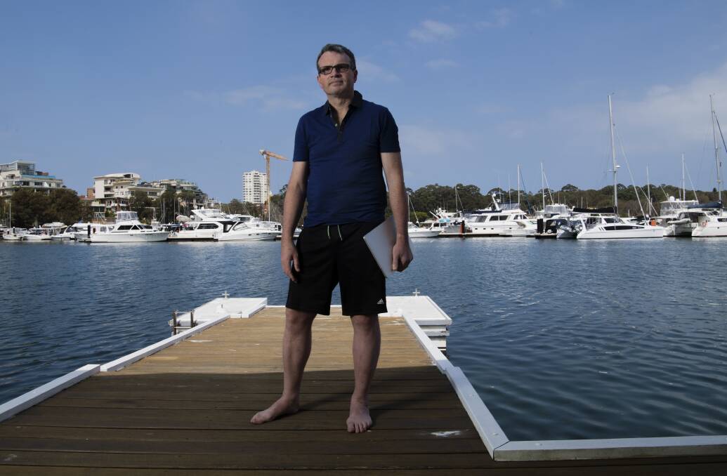 Entrepreneur: Michael Wonder at his Cronulla home. His company built a database being used by several big pharmaceutical companies and now the Russian Government.  Picture:  Louise Kennerley