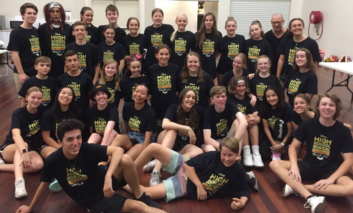 Local tealent: High School Musical features more than 30 young performers from St George and Sutherland Shire. Picture: Supplied 
