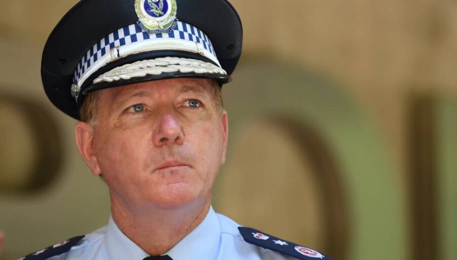 NSW Police Commissioner Mick Fuller. Picture: AAP