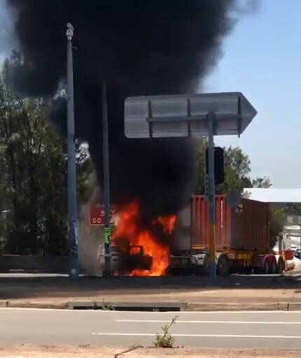Update | King Georges Road off ramp from M5 re-opened after truck fire