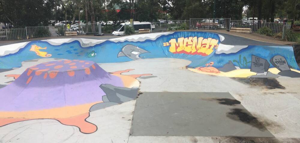An 18-year-old male has been arrested and questioned after two teens were allegedly stabbed at a Menai skatepark.