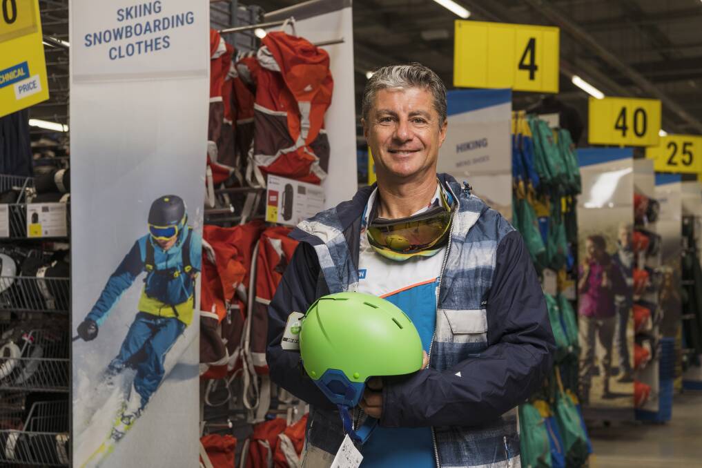 Chief executive Olivier Robinet says Decathlon is going after Aldi in the Australian ski gear market. Picture: James Brickwood