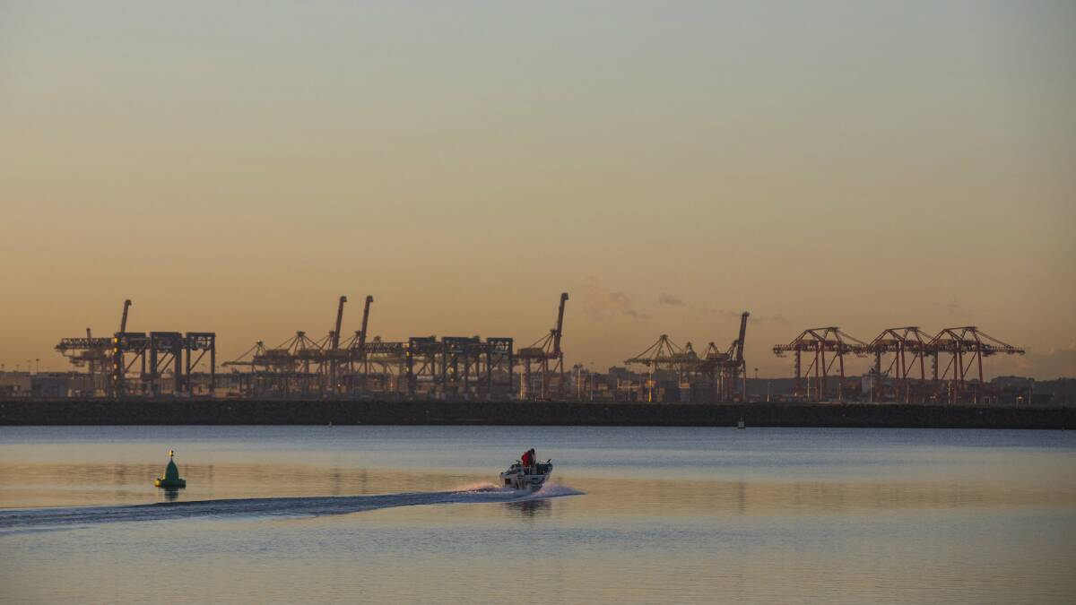 Bay bound?: Tourists could be greeted by the cranes and cargo containers of Port Botany instead of the arches of the Opera House. Picture: Jessica Hromas