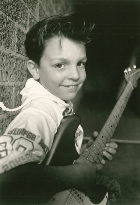 Child guitar prodigy Nathan Cavaleri