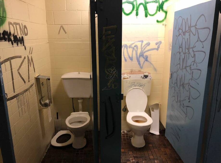 Lasting impression: A sales representative says the toilets in the Kiora Centre are the worst she has seen during her visits to shopping centres. Picture: supplied