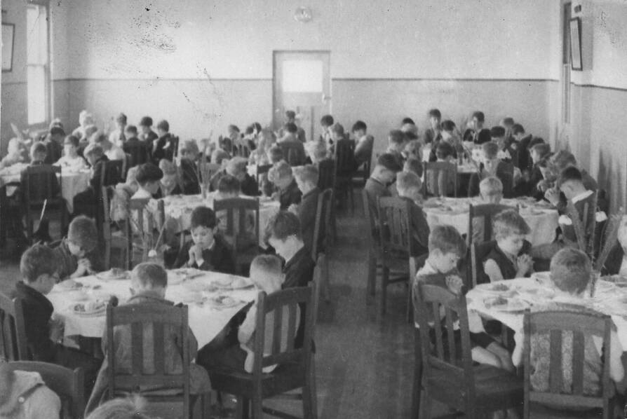 Salvos officer charged: The dining room at the Bexley Boys Home. Picture: Supplied