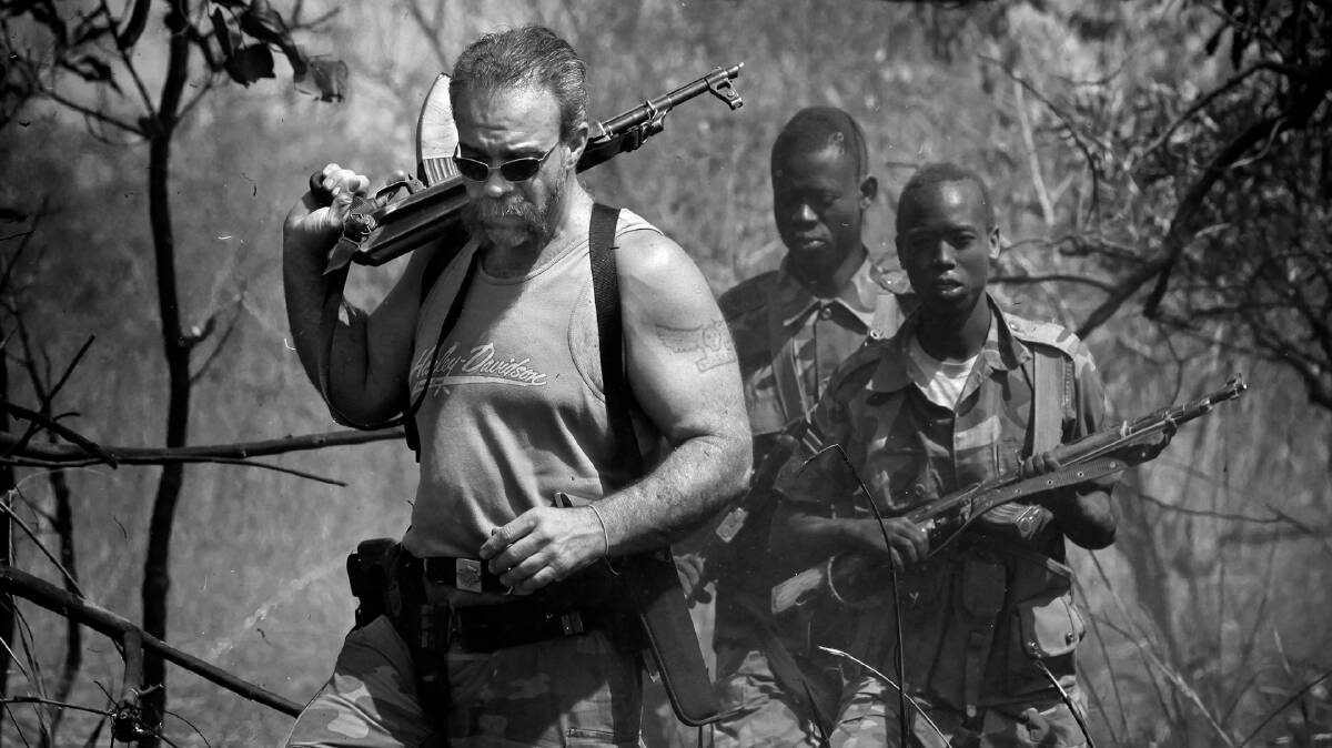 Machine Gun Preacher Sam Childers in South Sudan.