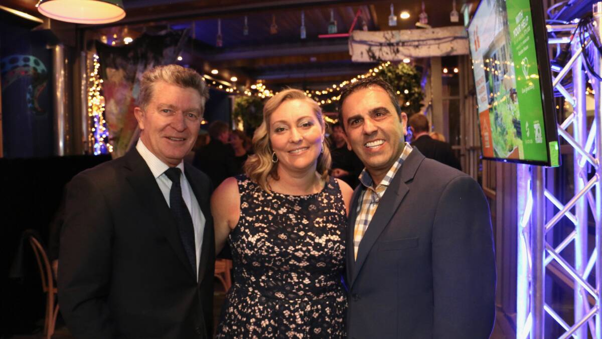Milestone: Sutherland Shire Council mayor Councillor Carmelo Pesce, Sylvanvale chief executive officer Leanne Fretten, and Sylvanvale chairman Jeff McCarthy at the 70th anniversary celebrations.