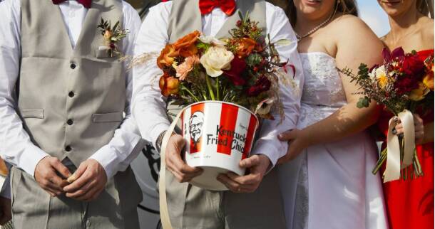 'Put a wing on it': Wedding reception catering by KFC to the value of $35K