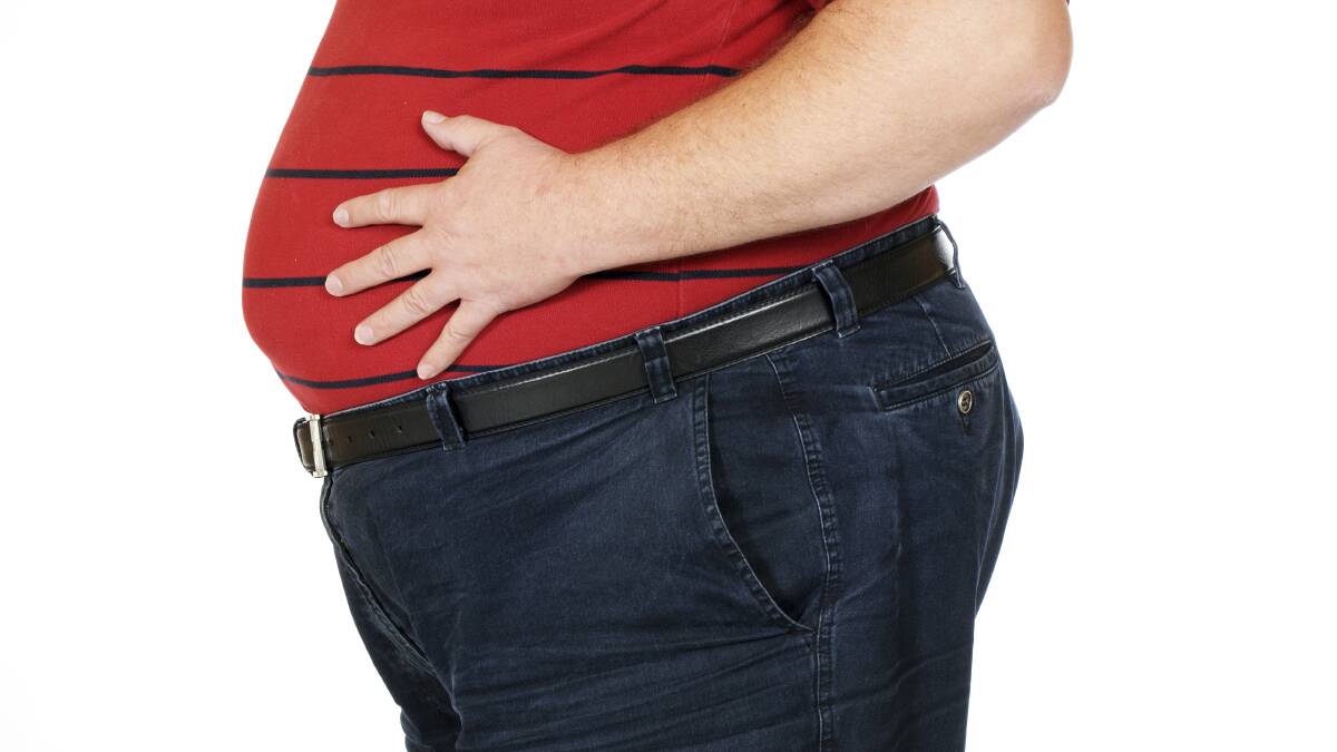 Weighty issue: More than half of NSW men are overweight or obese, according to the government.