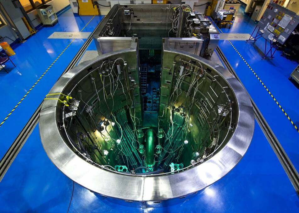 The OPAL nuclear reactor at ANSTO's Lucas Heights science facility.