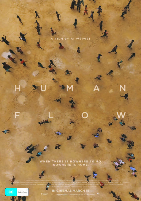 Human Flow: A poster for the film which will screen at Miranda.