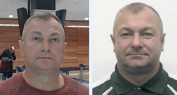 Police have released images of Vladimir Kondakov who they would like to speak to in relation to a double stabbling at a construction site at St Peters. Pictures: NSW Police