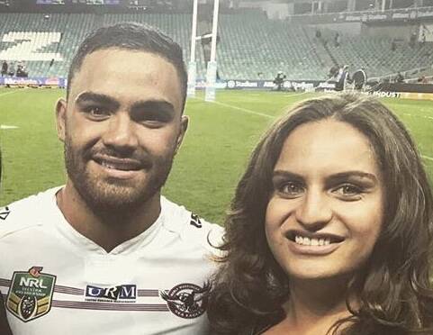 Manly NRL player Dylan Walker and his sister Jade who has been cleared of  manslaughter.