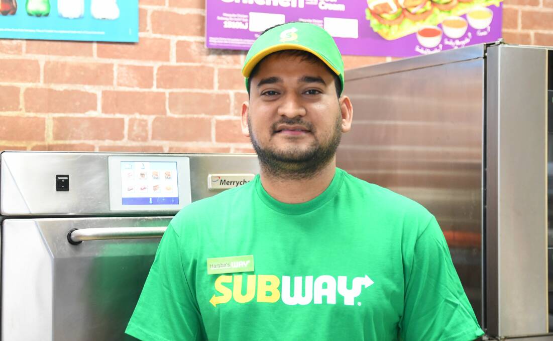 Harsha Rao from Sutherland Subway will compete in the ‘Sub Jammers’ competition on the Gold Coast on Saturday.